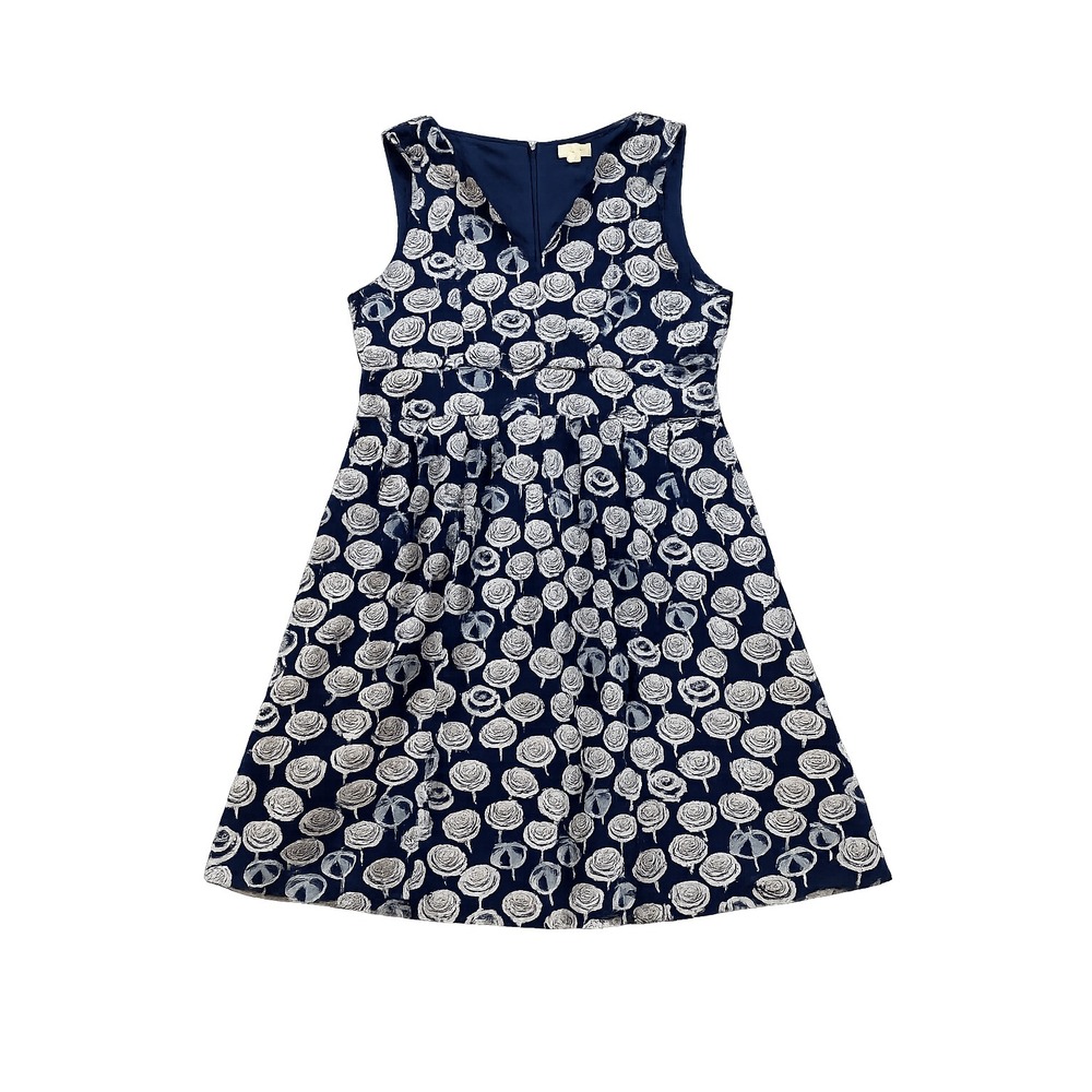 Maison Jules Navy & White Umbrella Dress XL | Parisian French Girl Chic Preppy - Picture 3 of 3